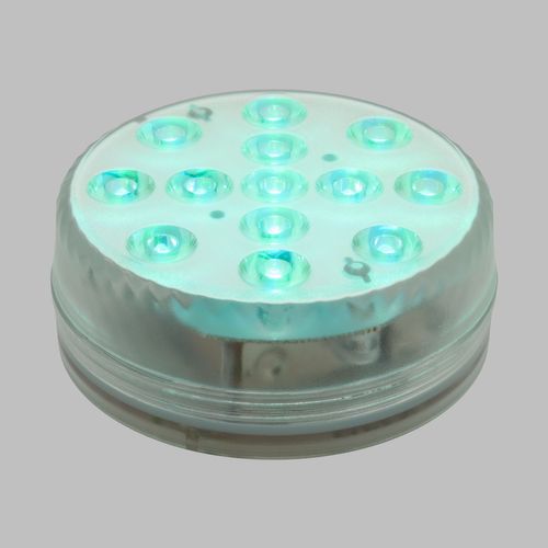 Disco Sommergibile 13 Led D.8,5 16 Colori