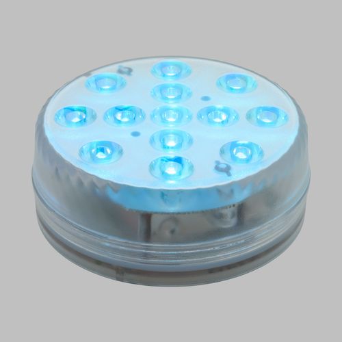 Disco Sommergibile 13 Led D.8,5 16 Colori
