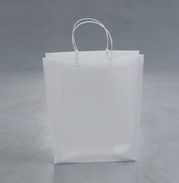 Shopper PPL Trasparente cm.30x11x38 PZ.6