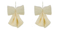 Fiocco Peluche Crema cm.25x6,5x35 PZ.2