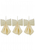 Fiocco Peluche Crema cm.19x5x22 PZ.3