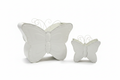 Contenitore farfalla bianco - serie 2 pz