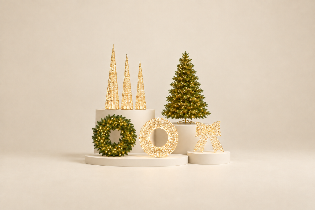 Decorazioni dorate, distanza intermedia