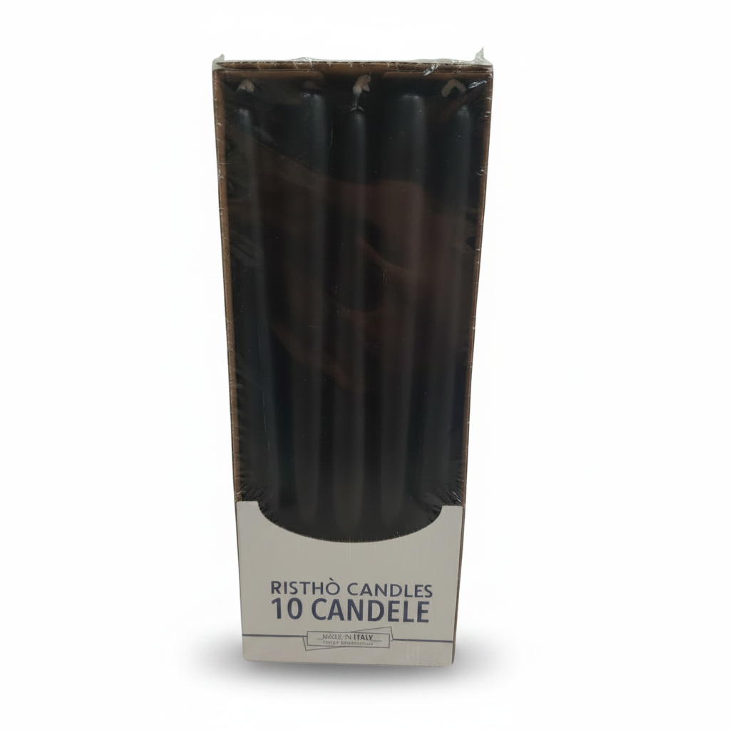 Candele Coniche cm.25 – Confezione da 10 pz. | Vari Colori