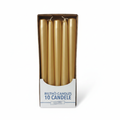 Candele Coniche cm.25 – Confezione da 10 pz. | Oro/Argento