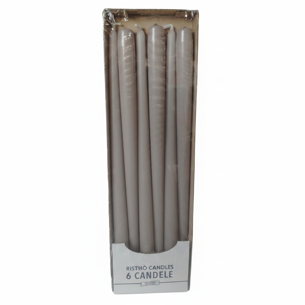 Candele Coniche cm.40 – Confezione da 6 pz. | Vari Colori