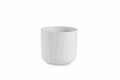 Vaso bianco con texture senza logo