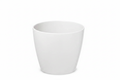 Vaso bianco rotondo senza logo
