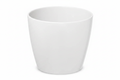 Vaso bianco rotondo senza logo