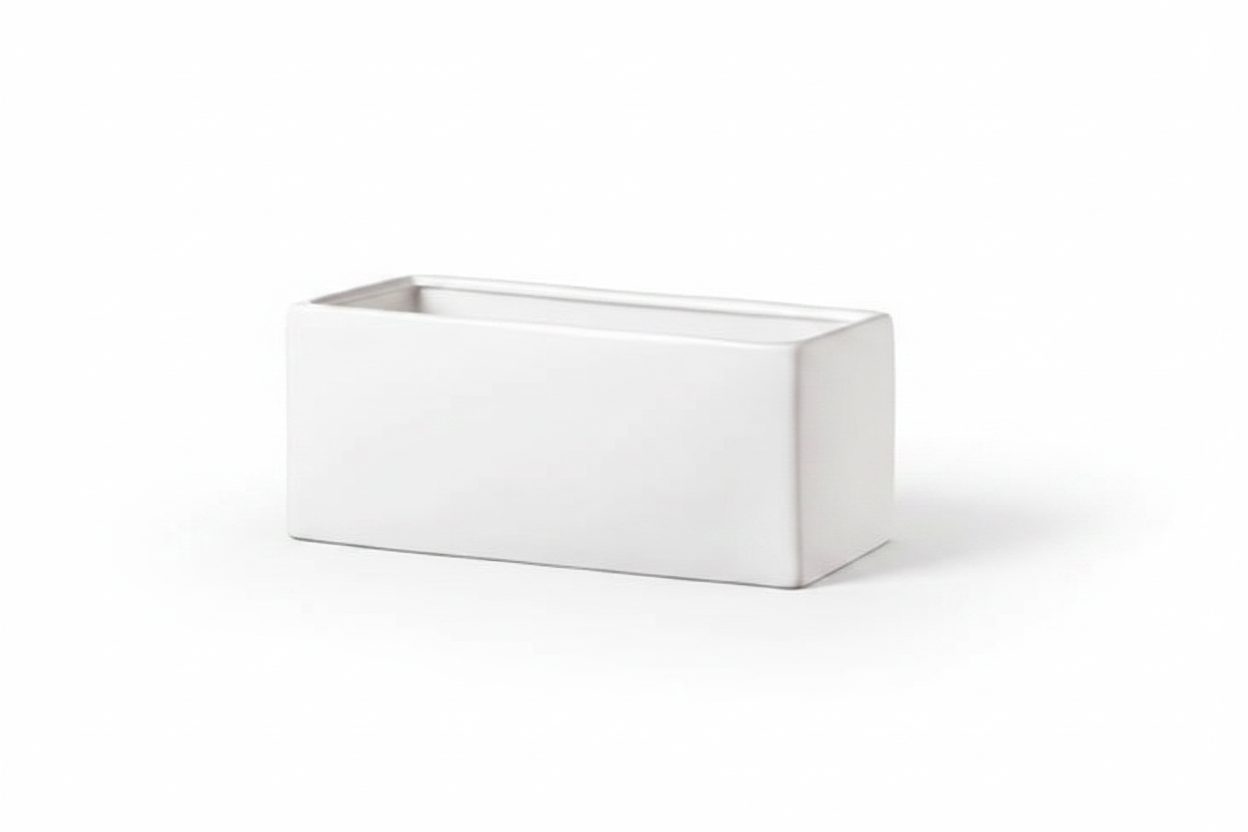 Vaso bianco senza logo